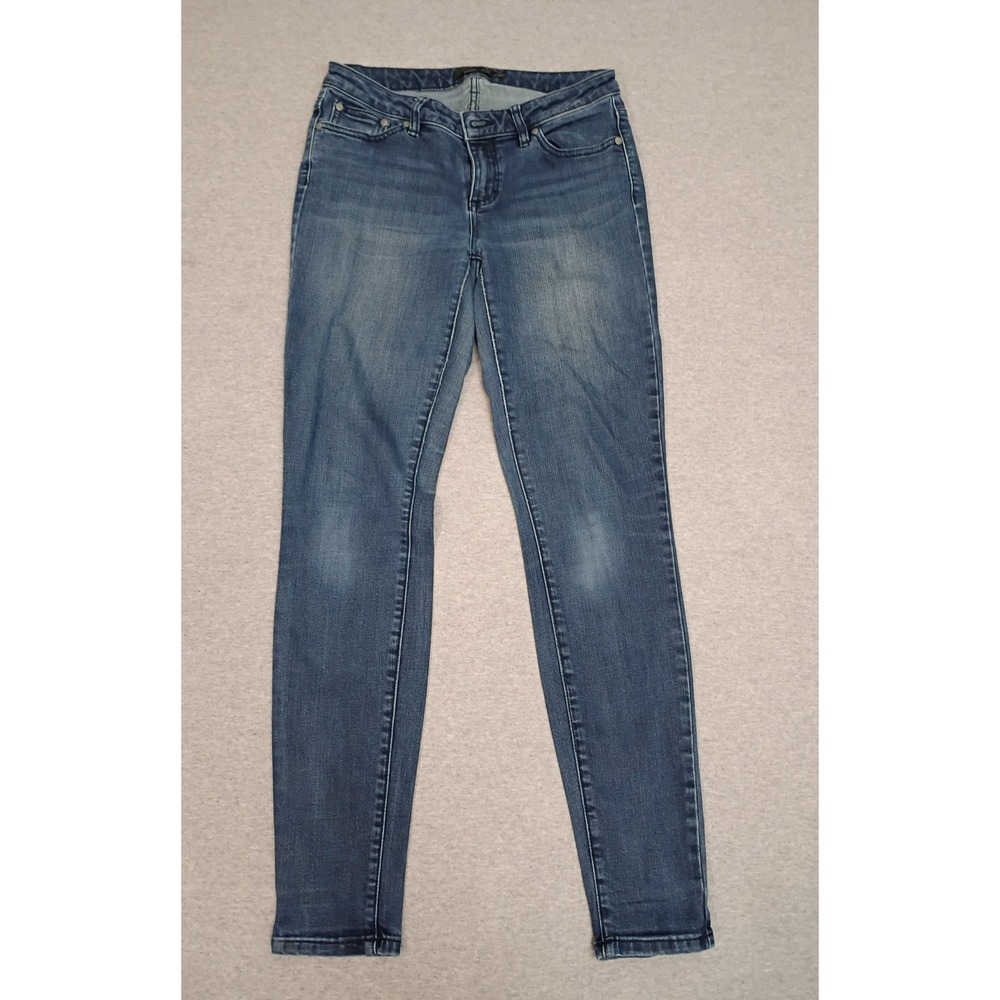 Prana Kara Jeans Womens 4/27 Medium Wash Skinny Denim Low Rise W4LJRG316